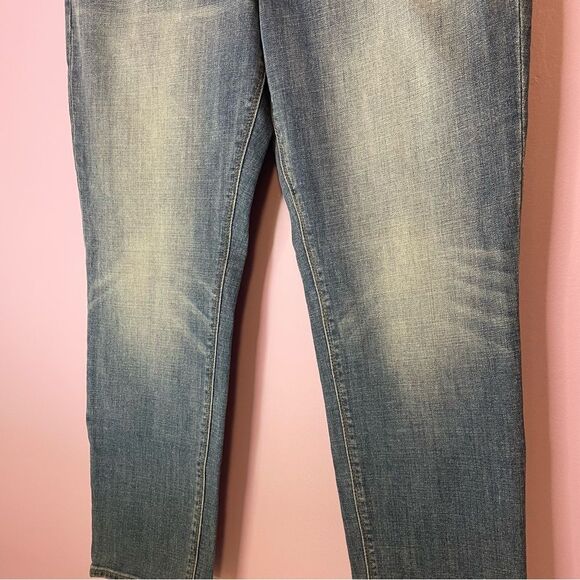 Lucky Brand Lolita Capri Medium Wash Crop Jean Denim Pants Size 32 - Picture 3 of 12